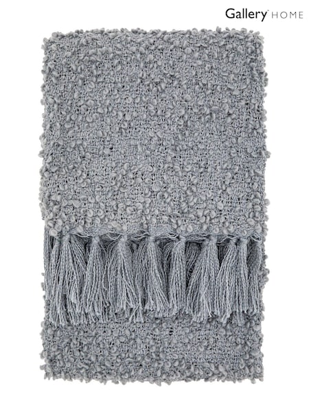 Gallery Home Grey Bologna Throw (F72453) | £36