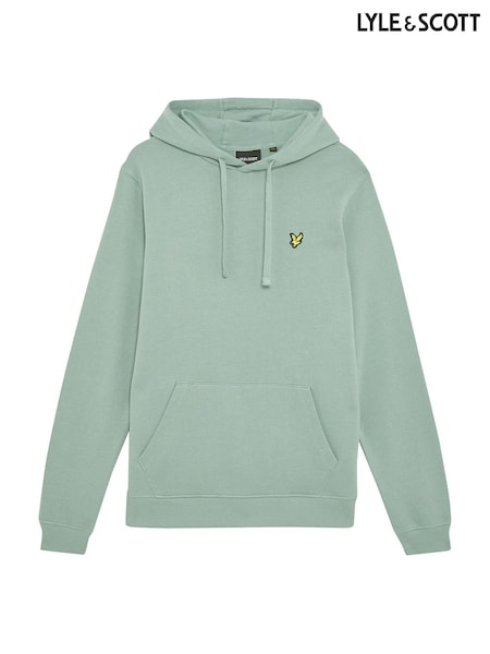 Lyle & Scott Mint Green Pullover Hoodie (F72568) | £70