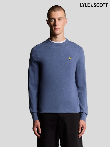 Lyle & Scott Grey Cotton Merino Quarter Zip Jumper (F72606) | £80