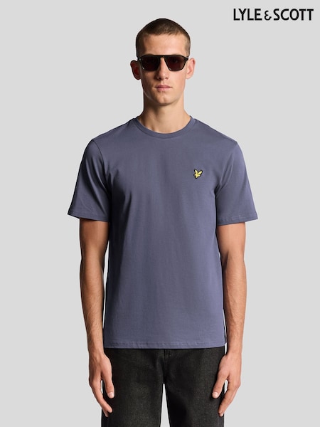 Lyle & Scott Ash Grey Crew Neck Cotton T-Shirt (F72621) | £30