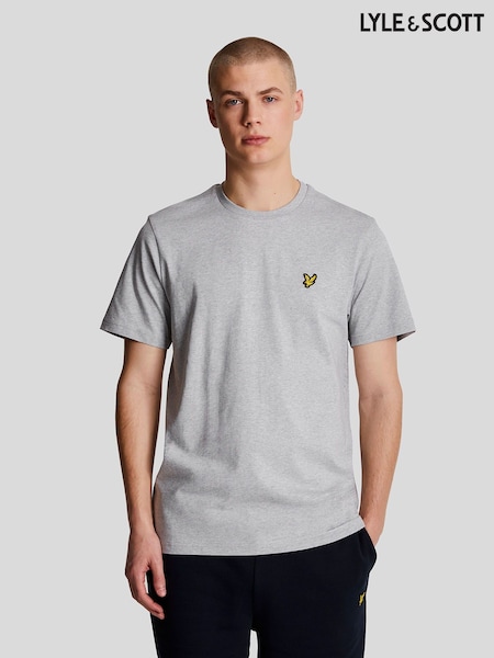 Lyle & Scott Grey Plain T-Shirt (F72622) | £30