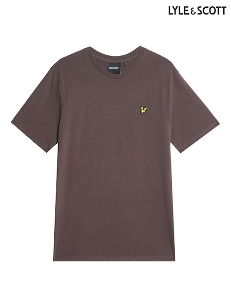 Lyle & Scott Brown Crew Neck Cotton T-Shirt (F72668) | £30
