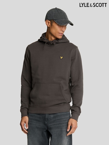 Lyle & Scott Grey Pullover Hoodie (F72681) | £70