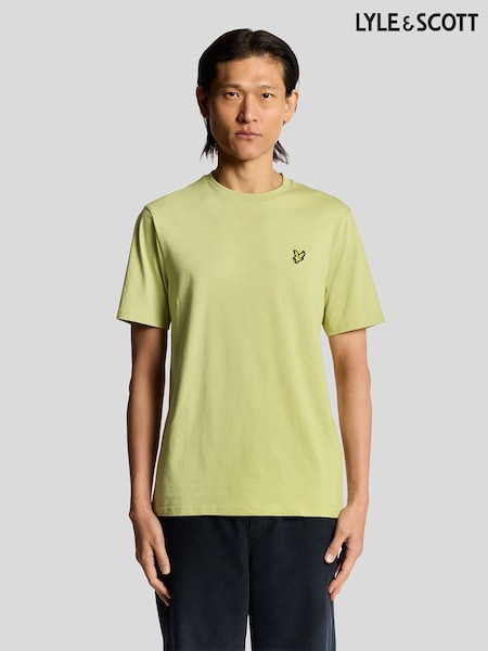 Lyle & Scott Yellow Plain T-Shirt (F72714) | £30