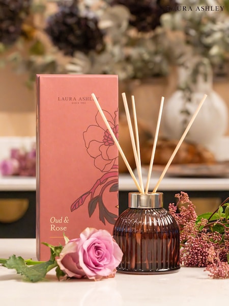Laura Ashley Oud And Rose Scented Diffuser 150ml (F72732) | £18