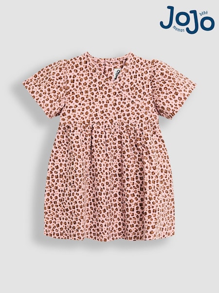 Jojo Maman Bébé Natural Short Sleeve Wrap Dress (F72865) | £20 - £22