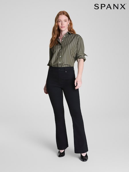 SPANX Black Pull On Flare Jeans 2.0 (F72892) | £118