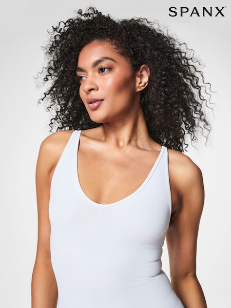 SPANX Sculpt™ Seamless Power White Tank Top (F72898) | £38