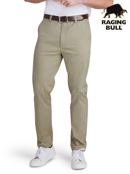 Raging Bull Green Classic Chino Trousers (F72957) | £70