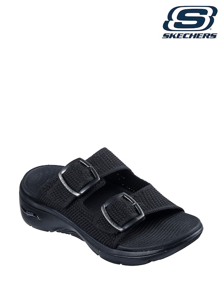 Skechers Black Go Walk Arch Fit 2.0 Destined Sandals (F73166) | £64