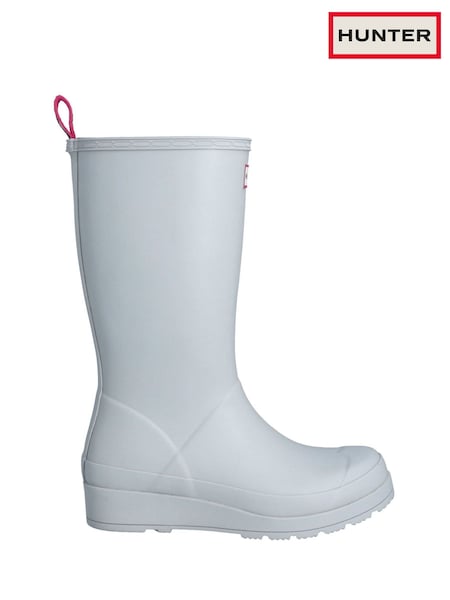 Hunter Grey Original Play Tall Wellington Boots (F73179) | £105