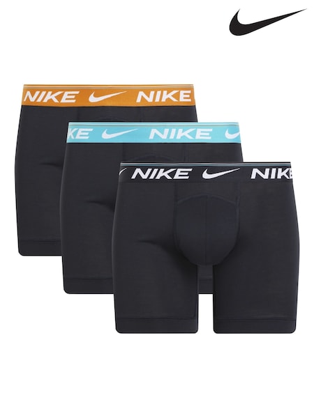 Nike Black Boxer Briefs 3 Pack (F73287) | £36