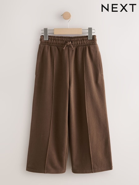 Chocolate Brown Wide Leg Joggers (3-16yrs) (F73473) | £11 - £16