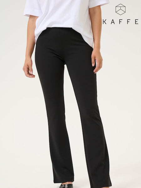 Kaffe KAjenny Flared Black Leggings (F73659) | £35