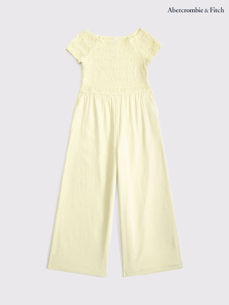 Abercrombie & Fitch Tie Front Linen Jumpsuit (F73932) | £49 - £51