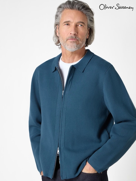 Oliver Sweeney Yellow 100% Cotton Knitted Jacket (F74201) | £199