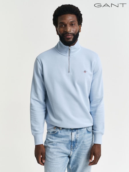 GANT Blue 100% Cotton Jumper (F74330) | £99
