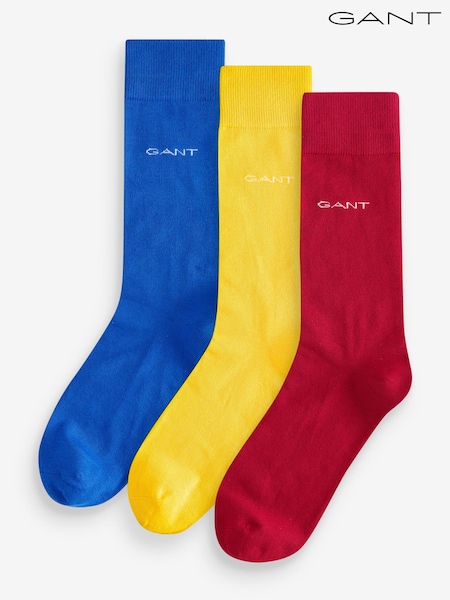GANT Blue Socks 3 Pack (F74340) | £20