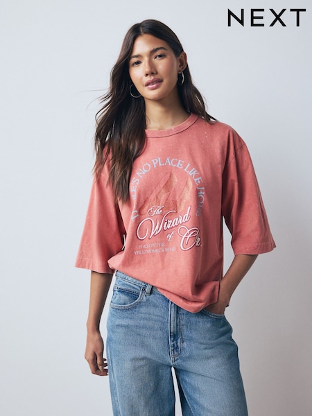 White Wicked License Graphic Crew Neck T-Shirt (F74362) | £24