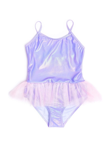 Soliswim Purple Tutu Swimsuit (F74464) | £31 - £33