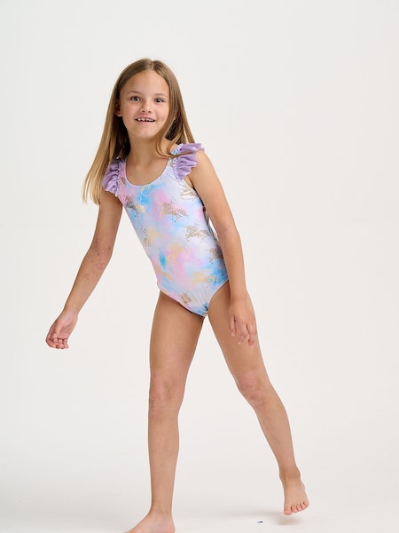 Soliswim Purple Unicorn Swimsuit (F74470) | £31 - £33