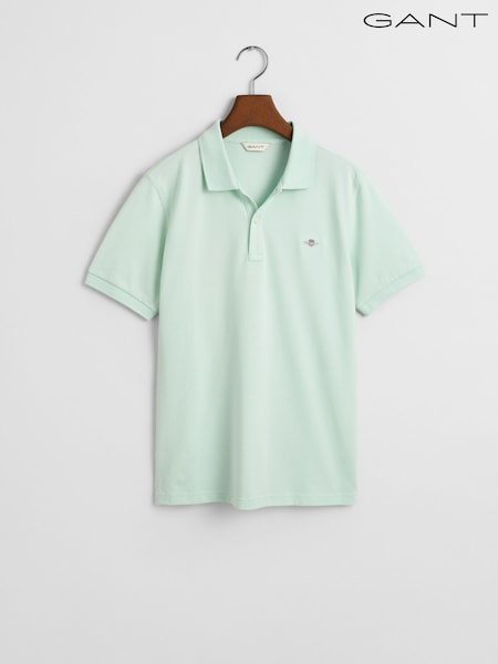 GANT Blue Chrome 100% Cotton Polo Shirt (F74523) | £50