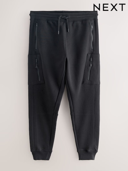 Black Slim Fit Utility Style Joggers (F74570) | £34
