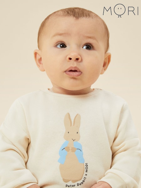 MORI Peter Rabbit Organic Cotton & Bamboo Sweatshirt (F74635) | £28 - £30