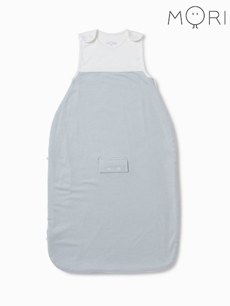 MORI Blue Organic Cotton Blend 0.5 Tog Travel Sleeping Bag (F74643) | £60