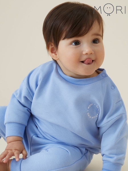 MORI Blue Cotton Comfy Baggy Sweatshirt (F74655) | £24.50 - £26