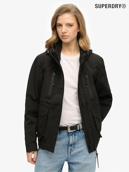 Superdry Black Hooded Ultimate Tech Windbreaker (F74840) | £95