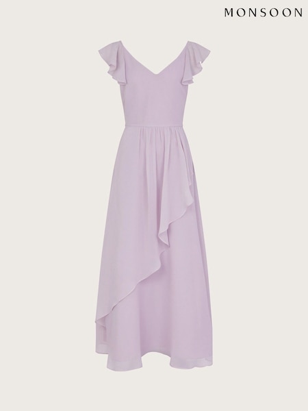 Monsoon Purple Monsoon Indi Tie-Back Prom Dress (F74894) | £45 - £50