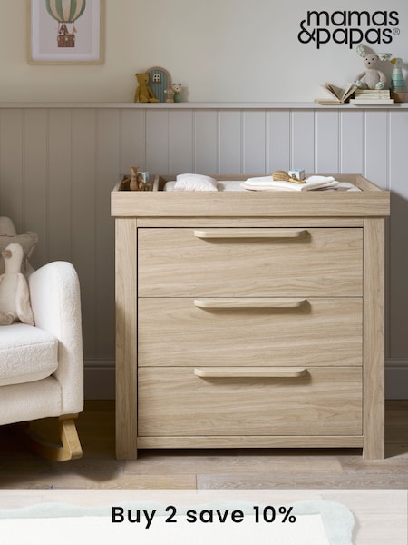 Mamas & Papas Natural Oak Franklin Dresser Changer (F75046) | £465
