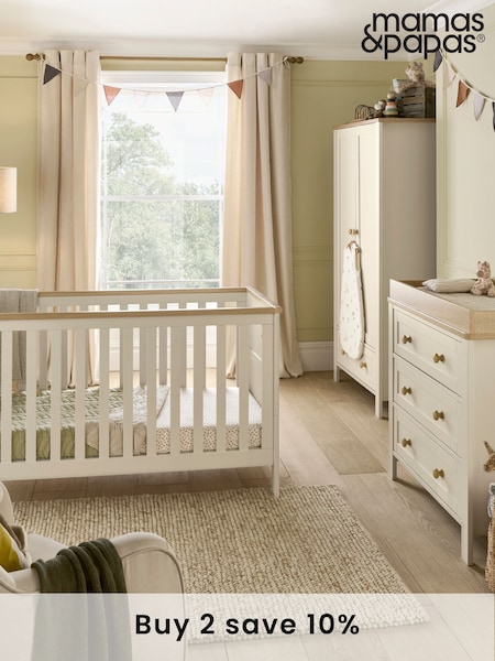 Mamas & Papas Pebble Natural Wedmore Nursery Wardrobe (F75059) | £420