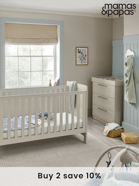 Mamas & Papas Pebble Hampden 2 Piece Nursery Furniture Set (F75084) | £605
