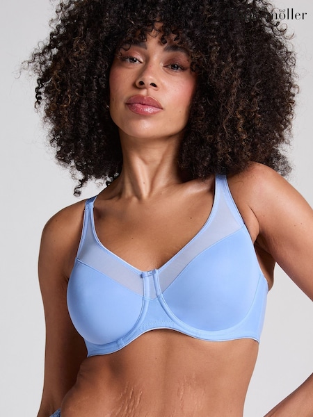 Hunkemöller Blue Nina Non Padded Underwired Minimizer Bra (F75196) | £34