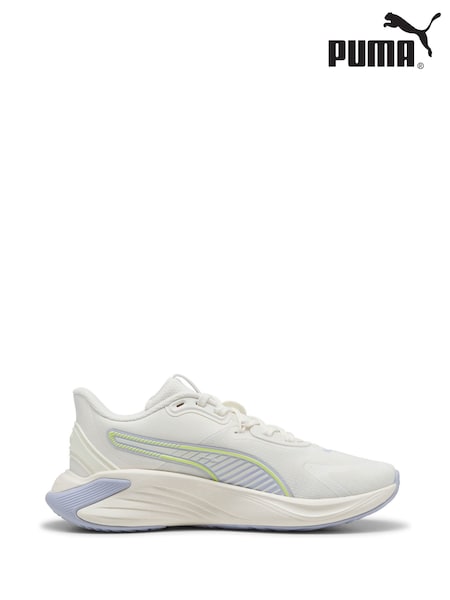 Puma White Womens PWR Hybrid Training Shoes (F75402) | £58