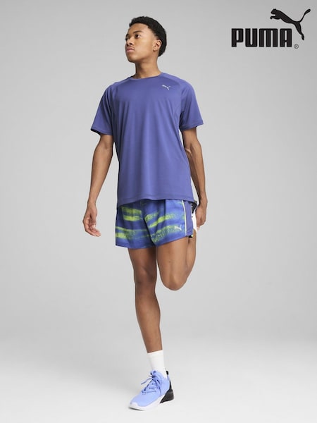 Puma Blue Mens VELOCITY Running T-Shirt (F75417) | £23