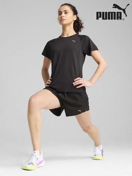 Puma Black Womens Velocity Running T-Shirt (F75430) | £23