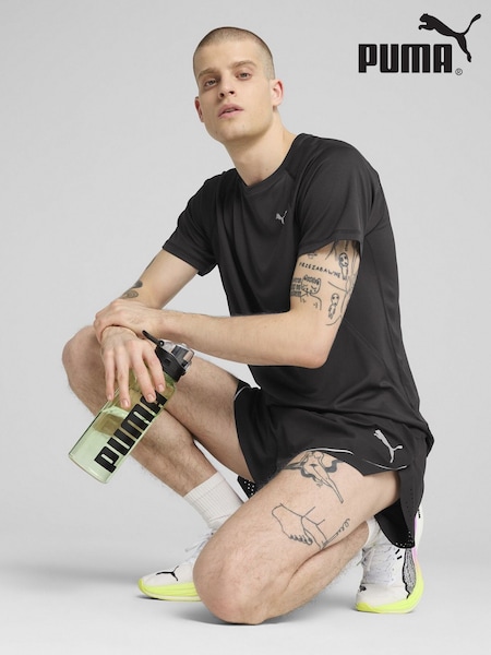 Puma Black Mens VELOCITY Running T-Shirt (F75445) | £23