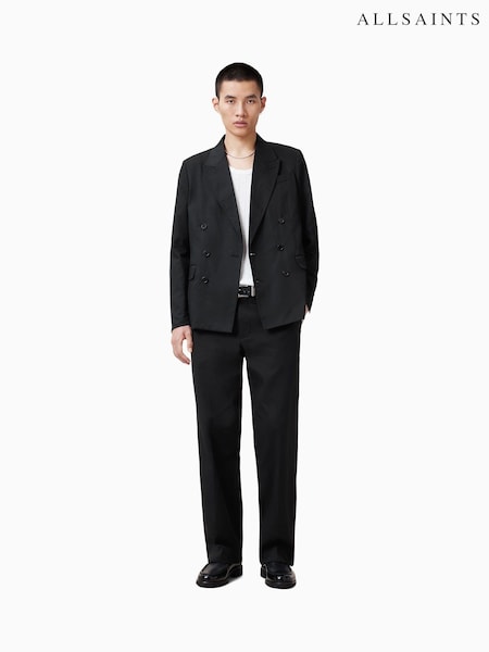 AllSaints Black Newton Trousers (F75569) | £129