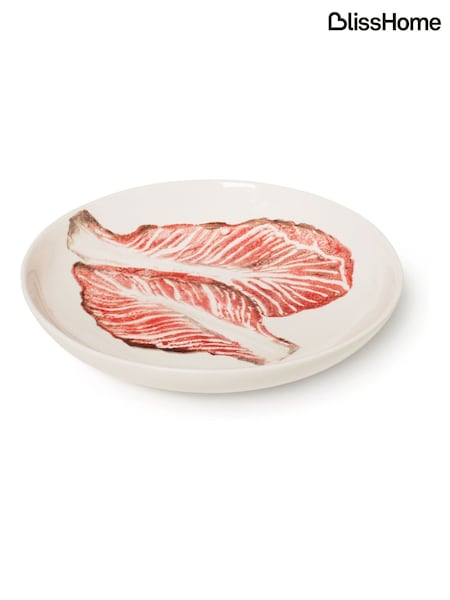 BlissHome Red Insalata Supper Radicchio Dinner Plate (F75684) | £50