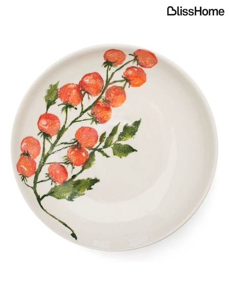 BlissHome Red Insalata Supper Vine Tomatoes Dinner Plate (F75690) | £50