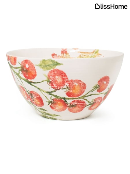 BlissHome Red Salad Bowl Vine Tomatoes Lollo Rosso (F75695) | £55