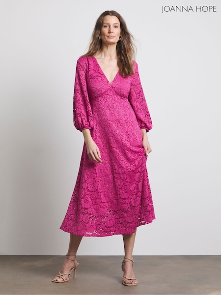 Joanna Hope Purple Value Lace Dress (F75735) | £79