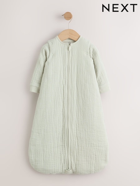 Sage Green 2.5 TOG Removable Sleeve Sleep Bag (F75940) | £32 - £36