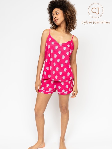 Cyberjammies Pink Printed Cami and Sleep Shorts (F76042) | £38