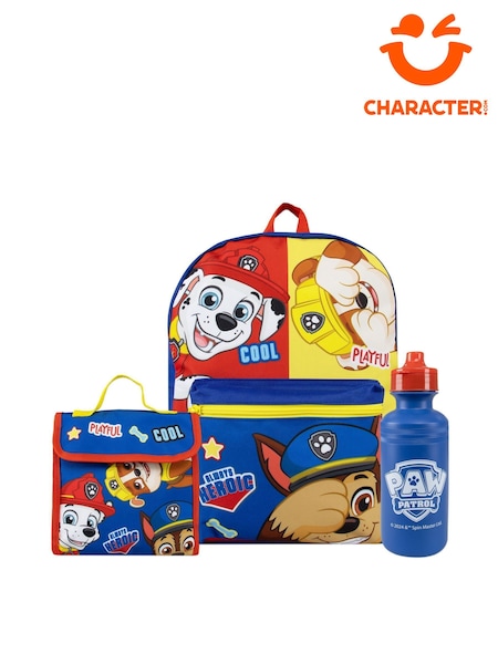 Character Blue PAW Patrol Backpack Lunch Bag and Water Bottle Set (F76063) | £31
