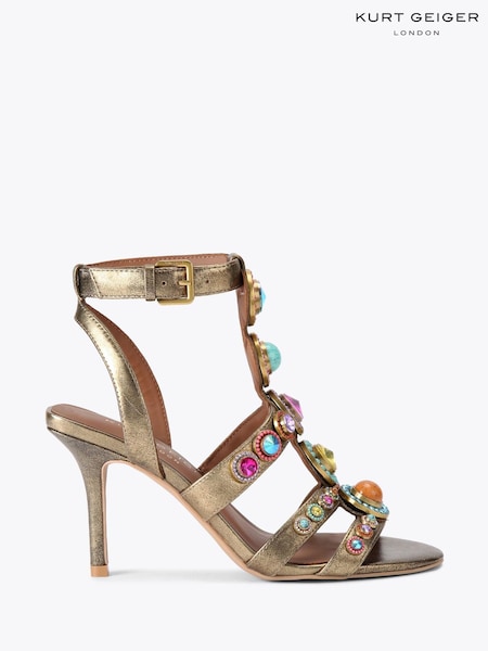 Kurt Geiger London Natural Octavia High Gladiator Sandals (F76117) | £199