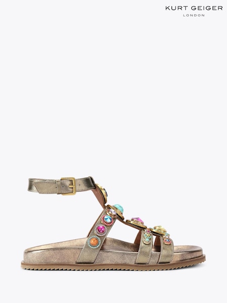 Kurt Geiger London Bronze Octavia Flexi Gladiator Sandals (F76137) | £189